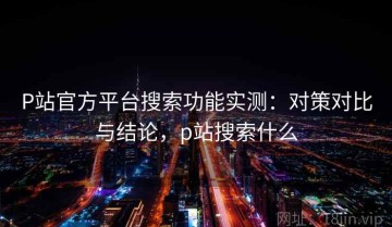 P站官方平台搜索功能实测：对策对比与结论，p站搜索什么