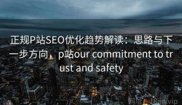正规P站SEO优化趋势解读：思路与下一步方向，p站our commitment to trust and safety