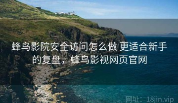 蜂鸟影院安全访问怎么做 更适合新手的复盘，蜂鸟影视网页官网