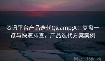 资讯平台产品迭代Q&A：复盘一览与快速排查，产品迭代方案案例