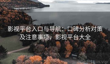 影视平台入口与导航：口碑分析对策及注意事项，影视平台大全