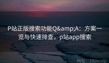 P站正版搜索功能Q&A：方案一览与快速排查，p站app搜索