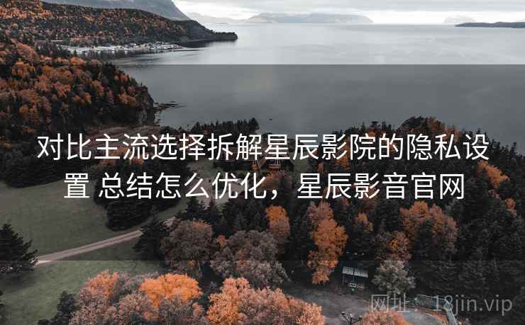 对比主流选择拆解星辰影院的隐私设置 总结怎么优化，星辰影音官网